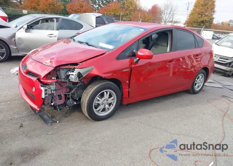 2011 Toyota Prius Two из США, поврежденный, VIN JTDKN3DUXB0266086